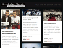 Tablet Screenshot of mercedes-benz-slovenija.com